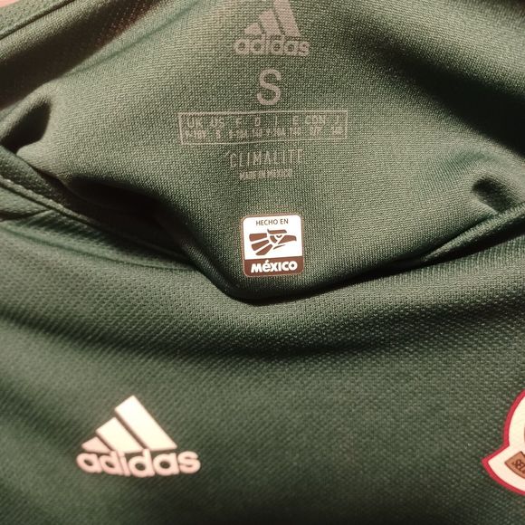 Adidas Mexico 2018 World Cup Youth Jersey Small With Climalite - Picture 3 of 4